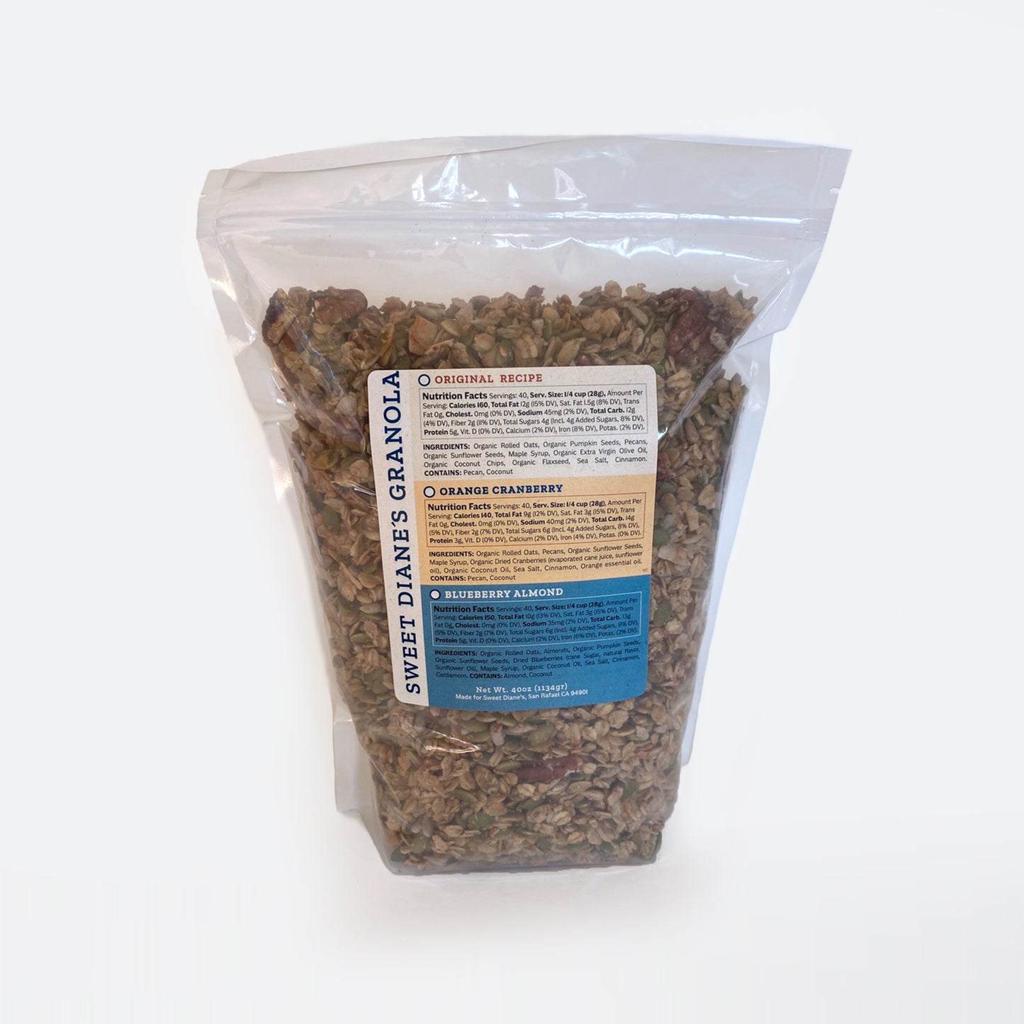 Sweet Diane's Family Size Granola – Choose Your Flavor